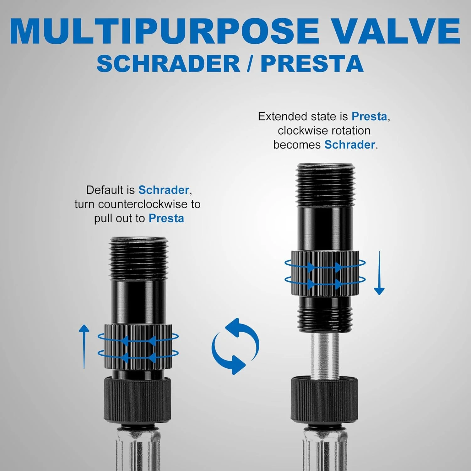 پمپ باد کوچک دوچرخه هایکلین با درجه: 140 PSI پمپ قابل حمل برای لاستیک های جاده ای BMX MTB - پمپ آلیاژ آلومینیوم برای والف های پرستا شرادر دانلوپ