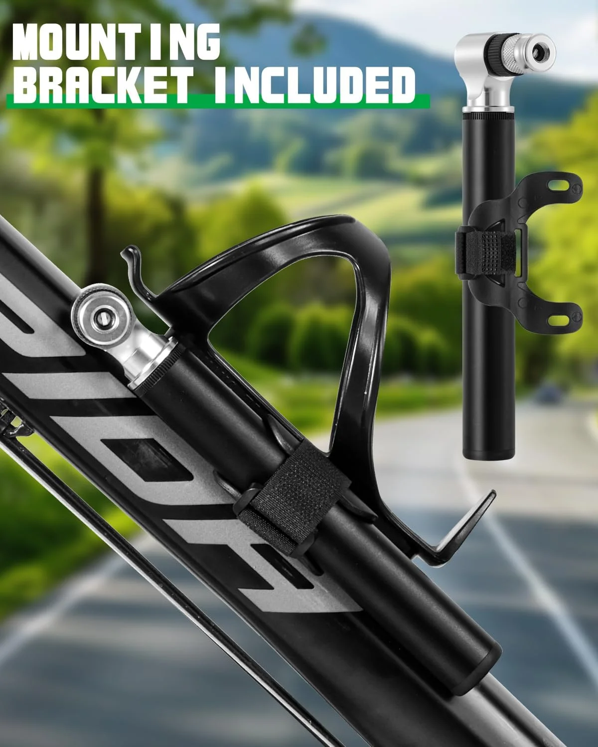 پمپ باد کوچک دوچرخه Fantasylife با فشار بالا 300 PSI، کمپرسور هوای قابل حمل، مناسب برای والف های پرستا و شرادر، سازگار با پمپ شوک دوشاخ و کمک فنر عقب، پمپ دستی تایر دوچرخه جمع و جور پمپ باد کوچک دوچرخه Fantasylife با فشار بالا 300 PSI، کمپرسور هوای قابل حمل، مناسب برای والف های پرستا و شرادر، سازگار با پمپ شوک دوشاخ و کمک فنر عقب، پمپ دستی تایر دوچرخه جمع و جور