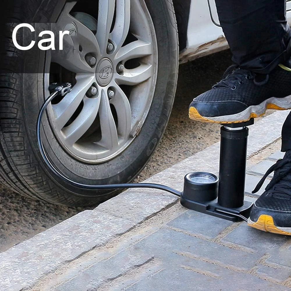 پمپ باد کوچک قابل حمل فشار قوی برای دوچرخه، ماشین برقی و پایی پمپ باد کوچک قابل حمل فشار قوی برای دوچرخه، ماشین برقی و پایی