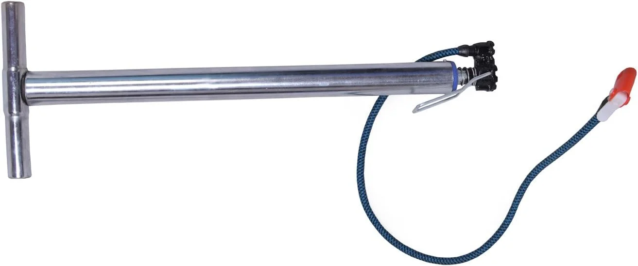 پمپ باد فولادی دوچرخه BTB Cycles (نقره ای)