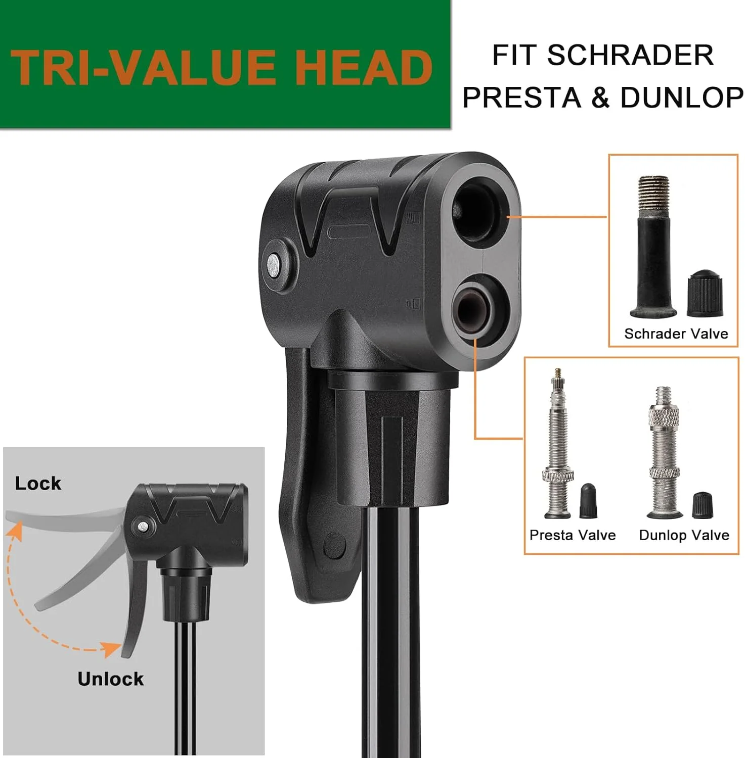 تلمبه دوچرخه با درجه فشار - تلمبه لاستیک دوچرخه 160 PSI مناسب برای والف های پرستا و شرادر - تلمبه هوای قابل حمل برای لاستیک دوچرخه تلمبه دوچرخه با درجه فشار - تلمبه لاستیک دوچرخه 160 PSI مناسب برای والف های پرستا و شرادر - تلمبه هوای قابل حمل برای لاستیک دوچرخه