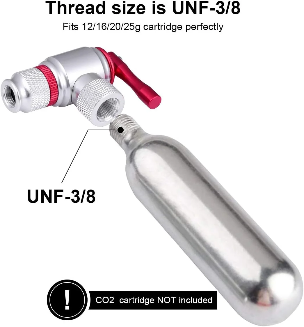 تلمبه باد لاستیک دوچرخه CO2 کوتوکسکر، پمپ دوچرخه سریع و آسان سازگار با والف های پرستا و شرادر برای دوچرخه های جاده ای و کوهستانی شامل آستین و بدون کارتریج CO2 تلمبه باد لاستیک دوچرخه CO2 کوتوکسکر، پمپ دوچرخه سریع و آسان سازگار با والف های پرستا و شرادر برای دوچرخه های جاده ای و کوهستانی شامل آستین و بدون کارتریج CO2
