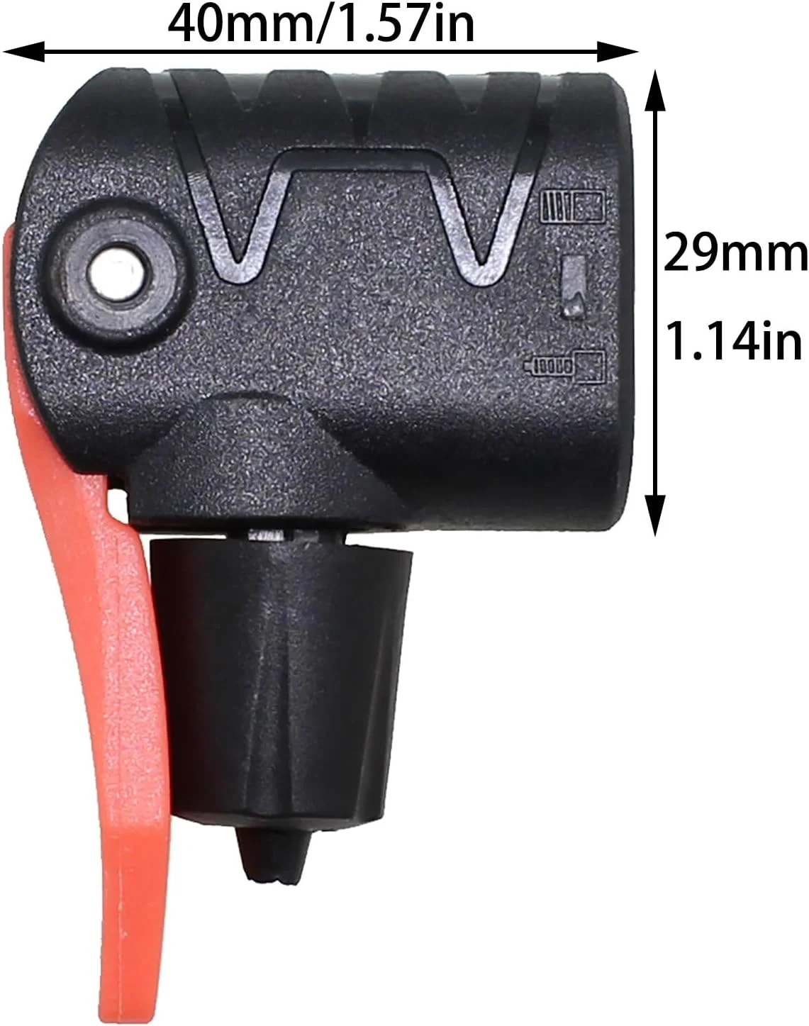 ۲ عدد نازل دو سر پمپ دوچرخه ۴۰x۲۵ میلیمتری، اتصال ۳ در ۱ مشکی، جایگزین، آداپتور پمپ هوای دو سر، مناسب برای دوچرخه کوهستان، دوچرخه جادهای، دوچرخه با لوله دریچه ثابت ۲ عدد نازل دو سر پمپ دوچرخه ۴۰x۲۵ میلیمتری، اتصال ۳ در ۱ مشکی، جایگزین، آداپتور پمپ هوای دو سر، مناسب برای دوچرخه کوهستان، دوچرخه جادهای، دوچرخه با لوله دریچه ثابت