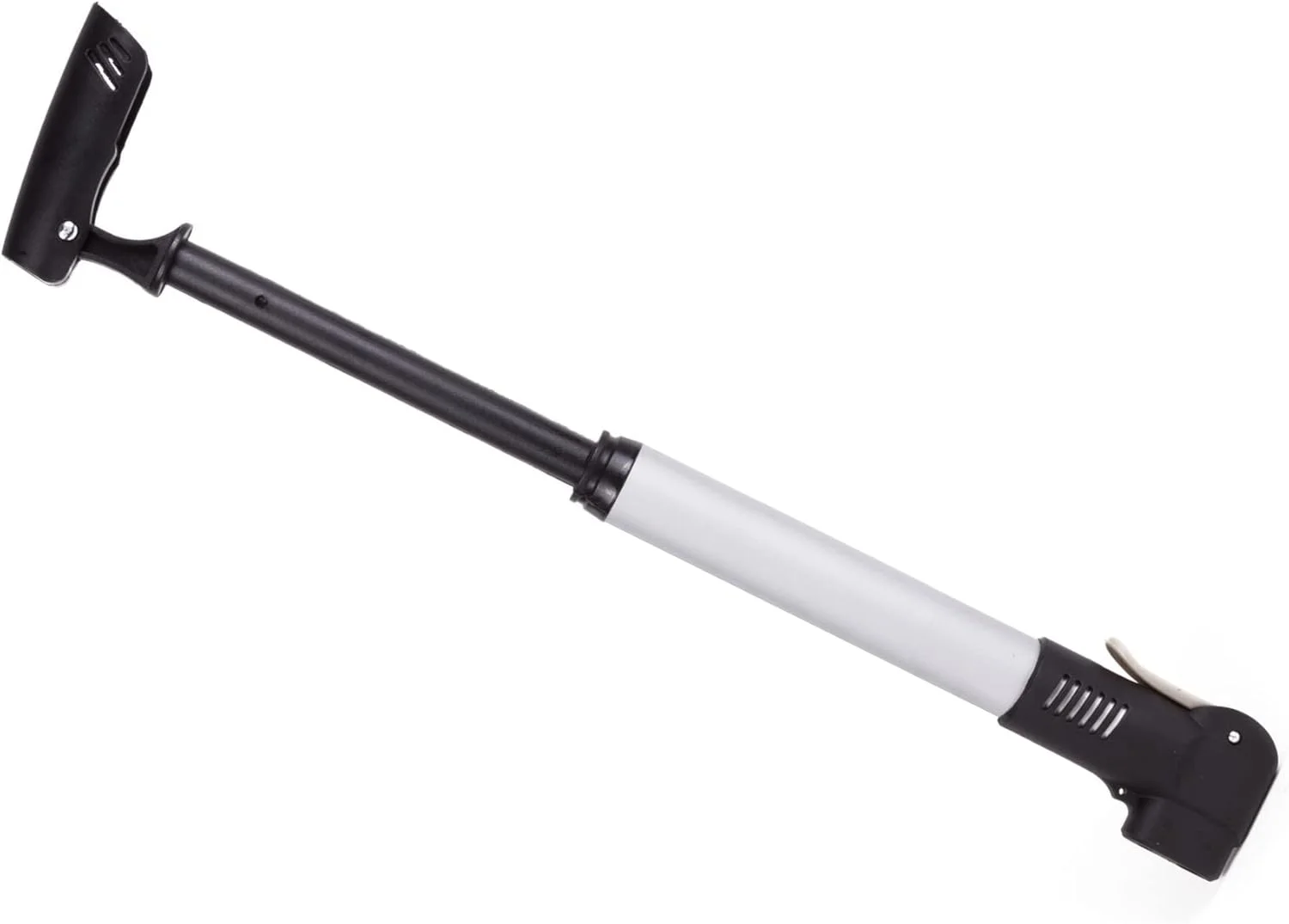 تلمبه دوچرخه، تلمبه باد مناسب برای تمام والف ها، قابل حمل، 100 PSI معادل 6.9 بار، به همراه بست، سوزن توپ و نازل هوا، 28 سانتی متر. ایده آل برای دوچرخه های جاده، کوهستان، BMX، سایکلوکراس، دوچرخه های هیبریدی، کالسکه، توپ و ساحل