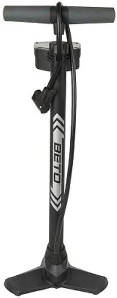 تلمبه پایی بتو با فشارسنج - مشکی، 160 PSI