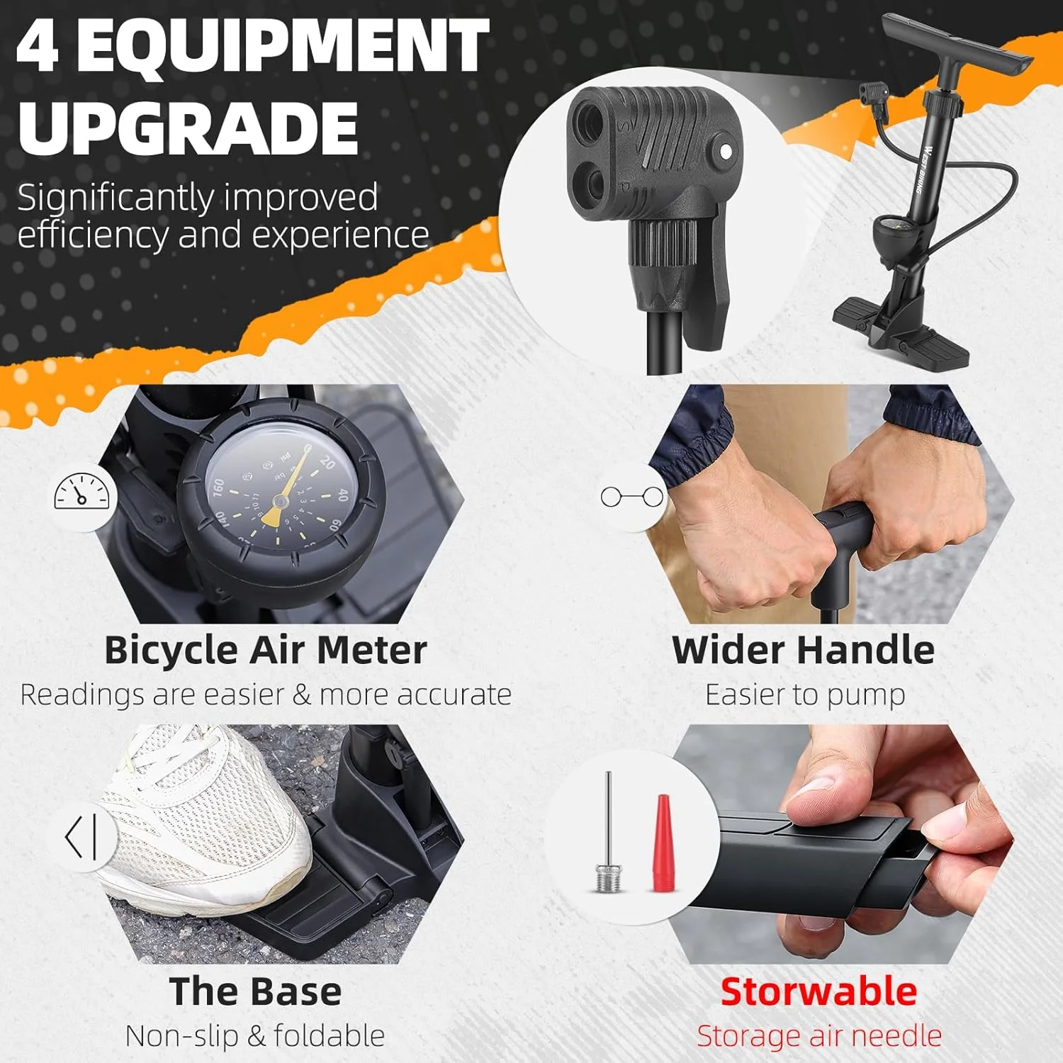 تلمبه پایی و تلمبه زمینی دوچرخه