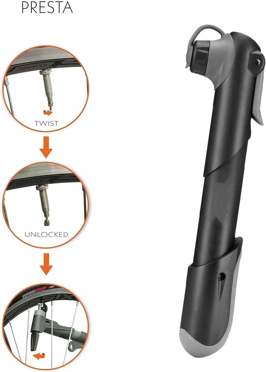 تلمبه دوچرخه، تلمبه کوچک دوچرخه، تلمبه قابل حمل دوچرخه، تلمبه دستی نصب شده روی فریم دوچرخه کوهستان