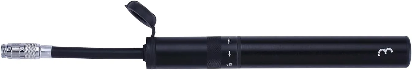 پمپ دوچرخه کوچک BBB Cycling Samurai مناسب دوچرخه کورسی | مناسب برای والف های پرستا، شرادر و دانلوپ | کوچک و قابل حمل | حجم و فشار بالا