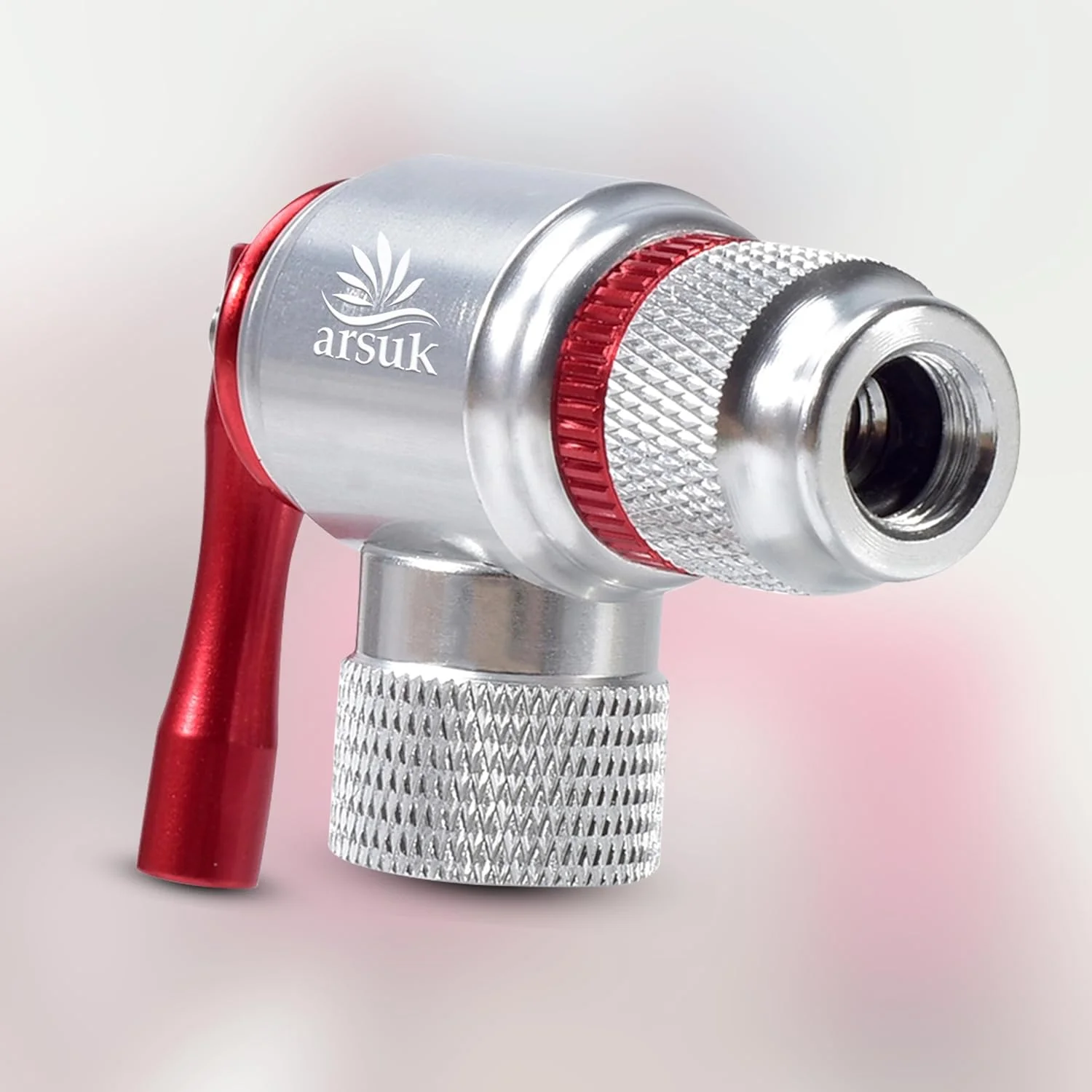 تلمبه CO2 آرسوک با روکش عایق، سازگار با والف های پرستا و شرادر - تلمبه باد لاستیک دوچرخه برای دوچرخه های جاده و کوهستان