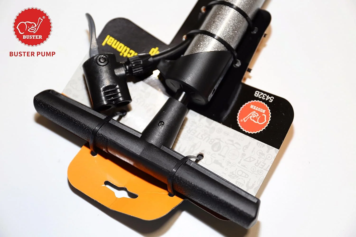 پمپ باد قابل حمل آلیاژ آلومینیوم برای دوچرخه کوهستان با فشارسنج 160PSI