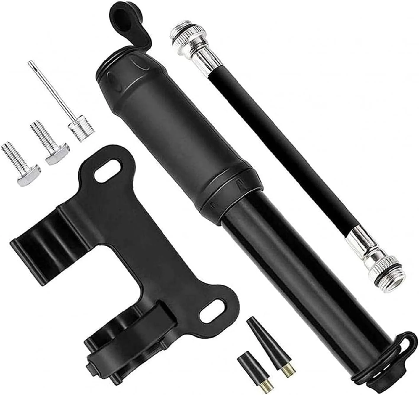 تلمبه مینی دوچرخه، تلمبه هوای آلومینیومی برای دوچرخه، مناسب برای تمام والف ها، تلمبه کوچک دوچرخه، باد کردن سریع قابل حمل، تلمبه مینی دوچرخه برای دوچرخه جاده، دوچرخه کوهستان، ورزش