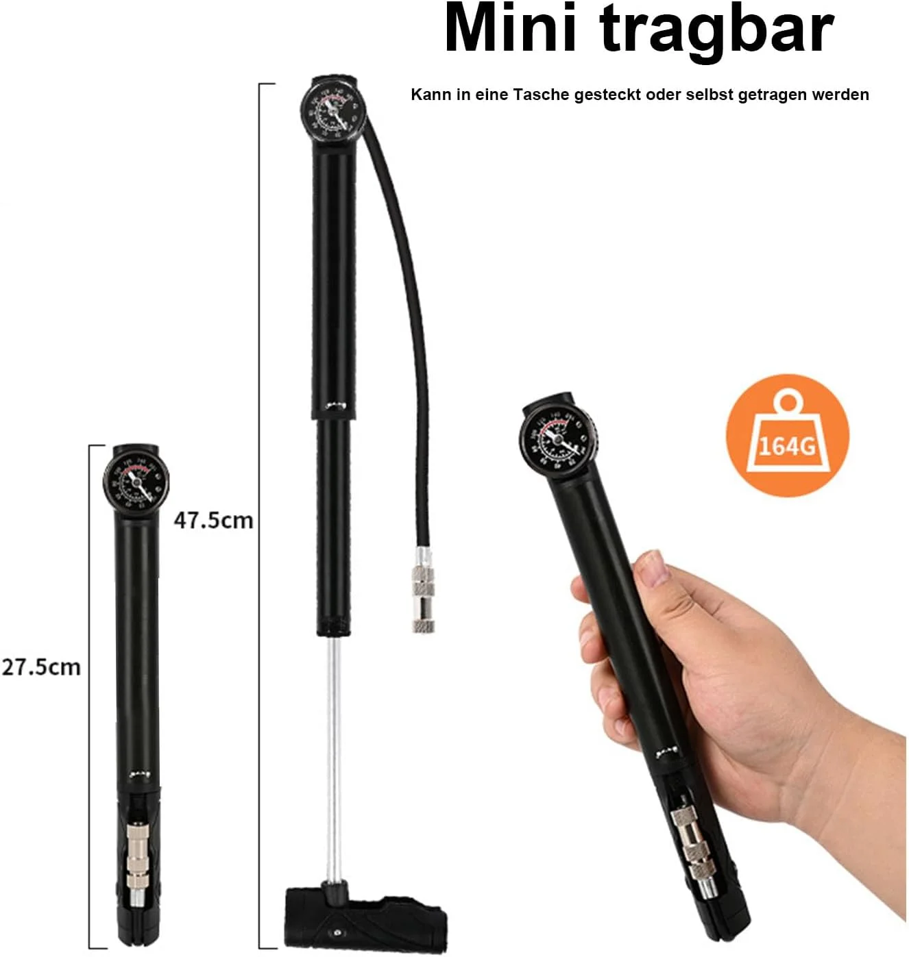 پمپ دوچرخه دو سوپاپ با 2 آداپتور - پمپ باد فشار قوی - سوپاپ های یونیورسال دانلوپ، پرستا، شرادر - دوچرخه، دوچرخه برقی، موتور سیکلت، ماشین و لوازم ورزشی پمپ دوچرخه دو سوپاپ با 2 آداپتور - پمپ باد فشار قوی - سوپاپ های یونیورسال دانلوپ، پرستا، شرادر - دوچرخه، دوچرخه برقی، موتور سیکلت، ماشین و لوازم ورزشی