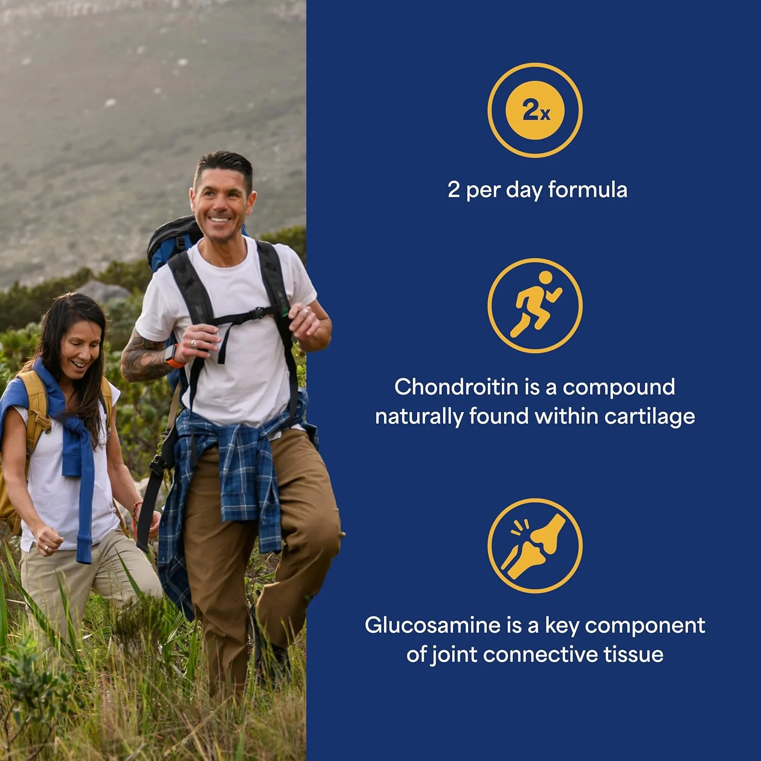 کپسول های گلوکوزامین کندرویتین با ویتامین D3 با قدرت سه برابر پیوریتانز پراید، 160 عدد