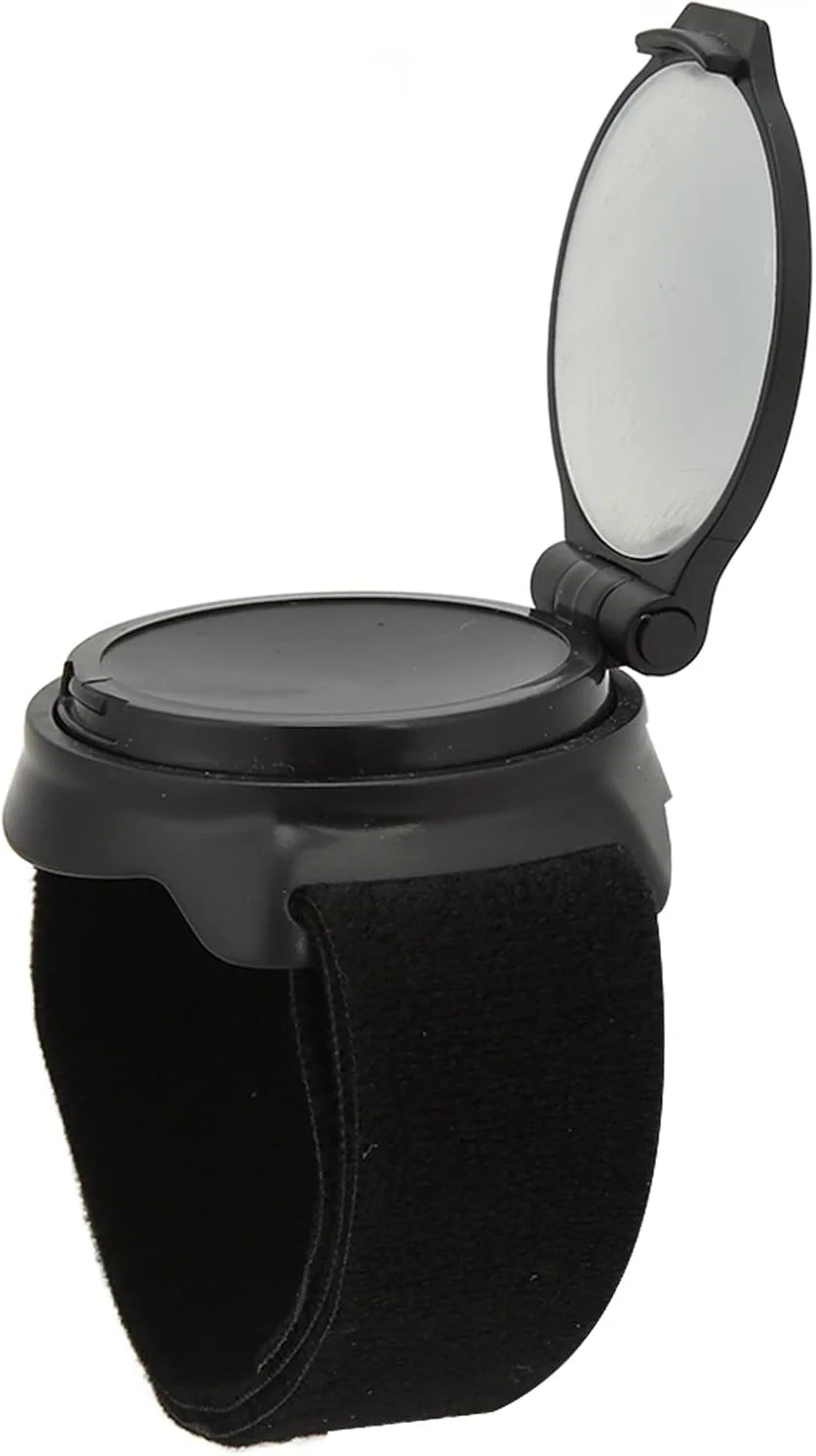 آینه دید عقب دوچرخه با بند مچی، بند مچی بازویی، آینه دید عقب محدب مشکی دوچرخه، آینه دید عقب دوچرخه با قطر 5 سانتی متر، بند مچی نایلونی برای موتورسیکلت ها، دوچرخه سواری و غیره