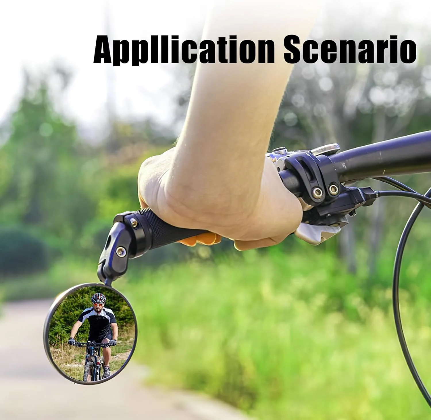 یک جفت آینه ایمنی دوچرخه شیشه ای HD محدب 75 سانتی متری، آینه های دید عقب دوچرخه شیشه ای محدب نشکن، چرخش 360 درجه، براکت شیب 180 درجه برای فرمان های مستقیم یا مسابقه ای 17-22 میلی متری یک جفت آینه ایمنی دوچرخه شیشه ای HD محدب 75 سانتی متری، آینه های دید عقب دوچرخه شیشه ای محدب نشکن، چرخش 360 درجه، براکت شیب 180 درجه برای فرمان های مستقیم یا مسابقه ای 17-22 میلی متری