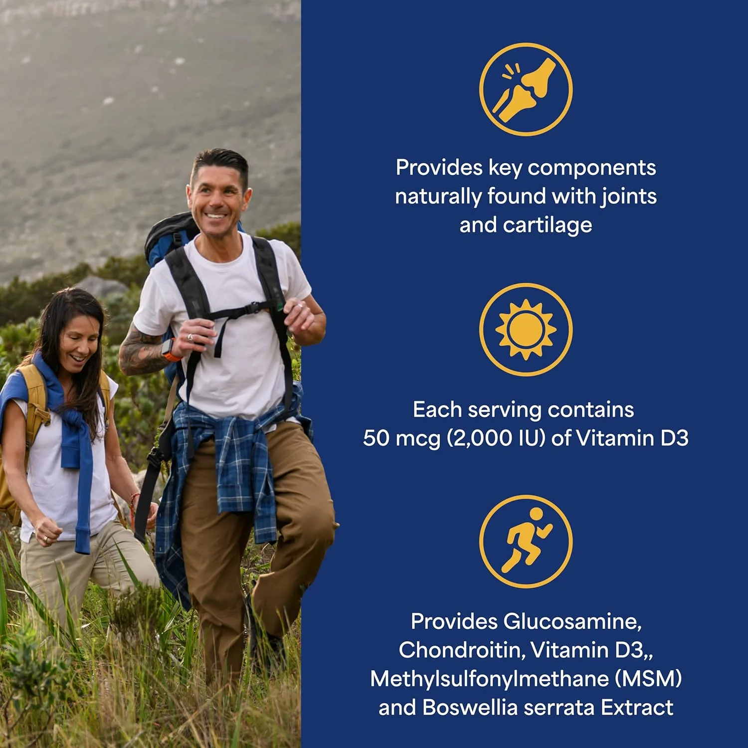 کپسول های گلوکوزامین کندرویتین با ویتامین D3 با قدرت سه گانه Puritan's Pride، 80 عدد کپسول های گلوکوزامین کندرویتین با ویتامین D3 با قدرت سه گانه Puritan's Pride، 80 عدد