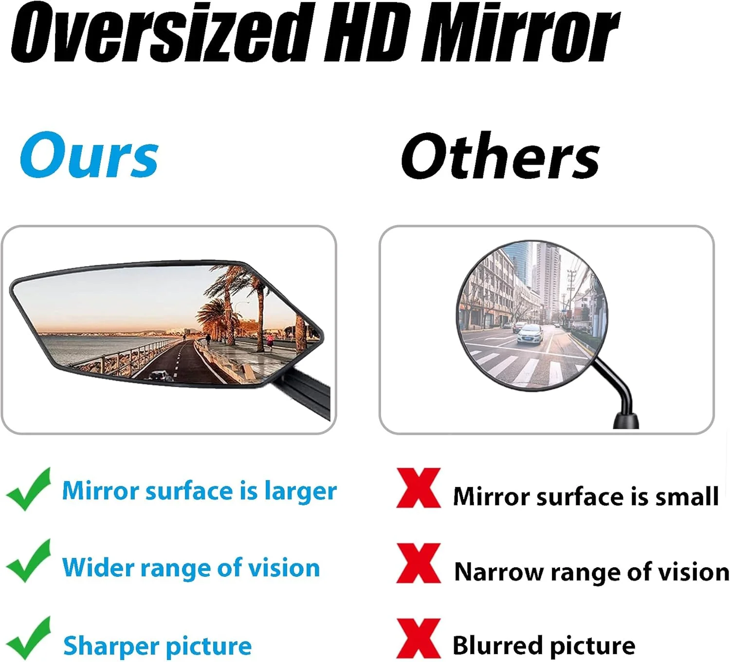 آینه دوچرخه برای دوچرخه کوهستان و جاده