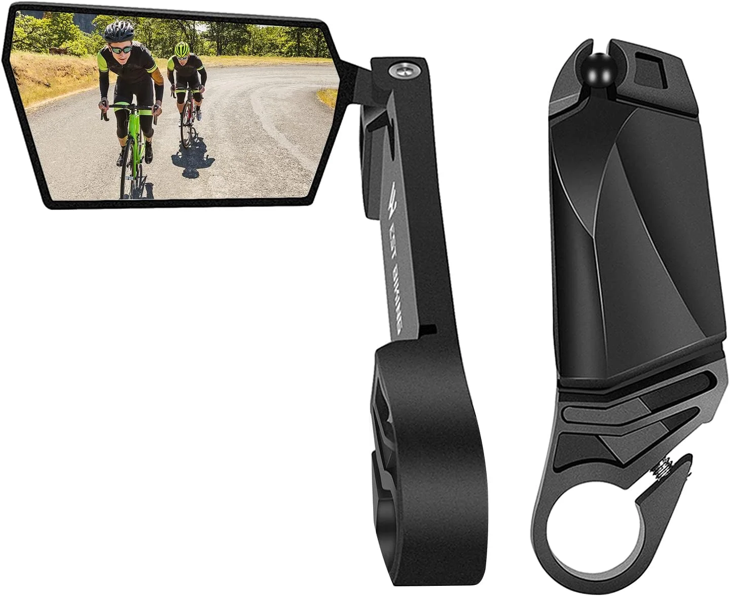 آینه دوچرخه OUNA، آینه دید عقب تاشو با قابلیت چرخش 360 درجه، آینه ایمنی فرمان برای دوچرخه کوهستانی و جاده