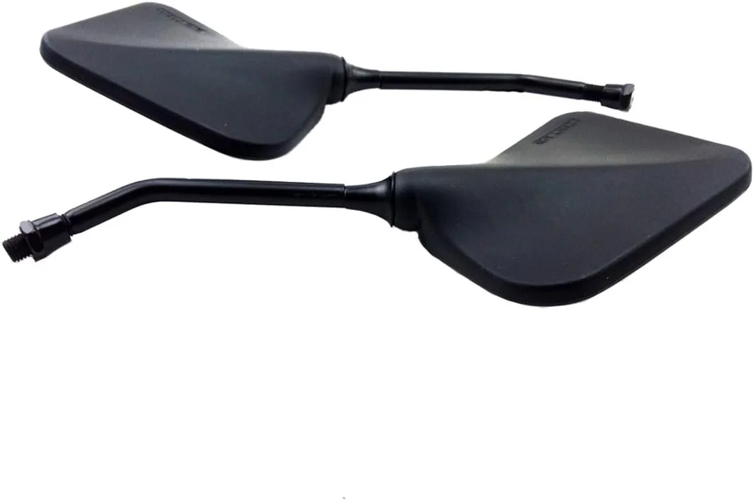 آینه موتور سیکلت 10 میلی متری مربعی مشکی، مناسب برای موتورهای تورینگ، موتورهای اسپرت، کافه ریسرها و اسکوترهای برقی آینه موتور سیکلت 10 میلی متری مربعی مشکی، مناسب برای موتورهای تورینگ، موتورهای اسپرت، کافه ریسرها و اسکوترهای برقی