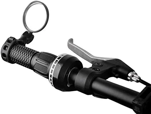 آینه عقب دوچرخه با قابلیت چرخش 360 درجه، زاویه دید گسترده و محدب، آینه جانبی ایمن برای دوچرخه سواری - مشکی