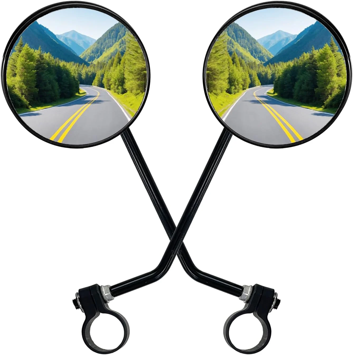 آینه دوچرخه برای دوچرخه های برقی، 2 عدد آینه دید عقب دوچرخه، آینه دید عقب دوچرخه کوهستانی شیشه ای HD، آینه دوچرخه برای فرمان 22-25 میلی متر آینه دوچرخه برای دوچرخه های برقی، 2 عدد آینه دید عقب دوچرخه، آینه دید عقب دوچرخه کوهستانی شیشه ای HD، آینه دوچرخه برای فرمان 22-25 میلی متر