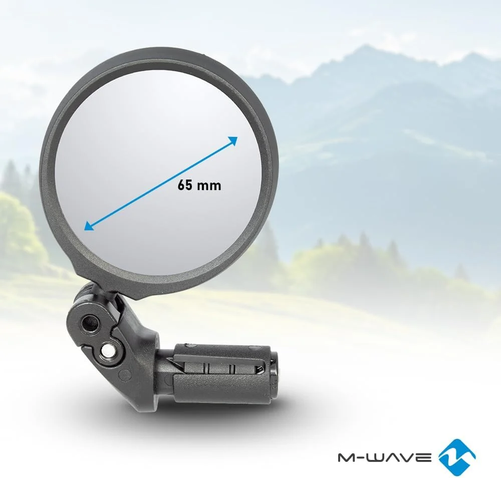 آینه دوچرخه M-Wave مدل Spy Space In 3D، شیشه ضد بازتاب و مقاوم در برابر ضربه - مشکی آینه دوچرخه M-Wave مدل Spy Space In 3D، شیشه ضد بازتاب و مقاوم در برابر ضربه - مشکی