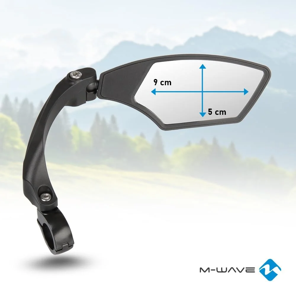 آینه دوچرخه M-Wave مدل Spy Space، مناسب برای سمت راست، مشکی