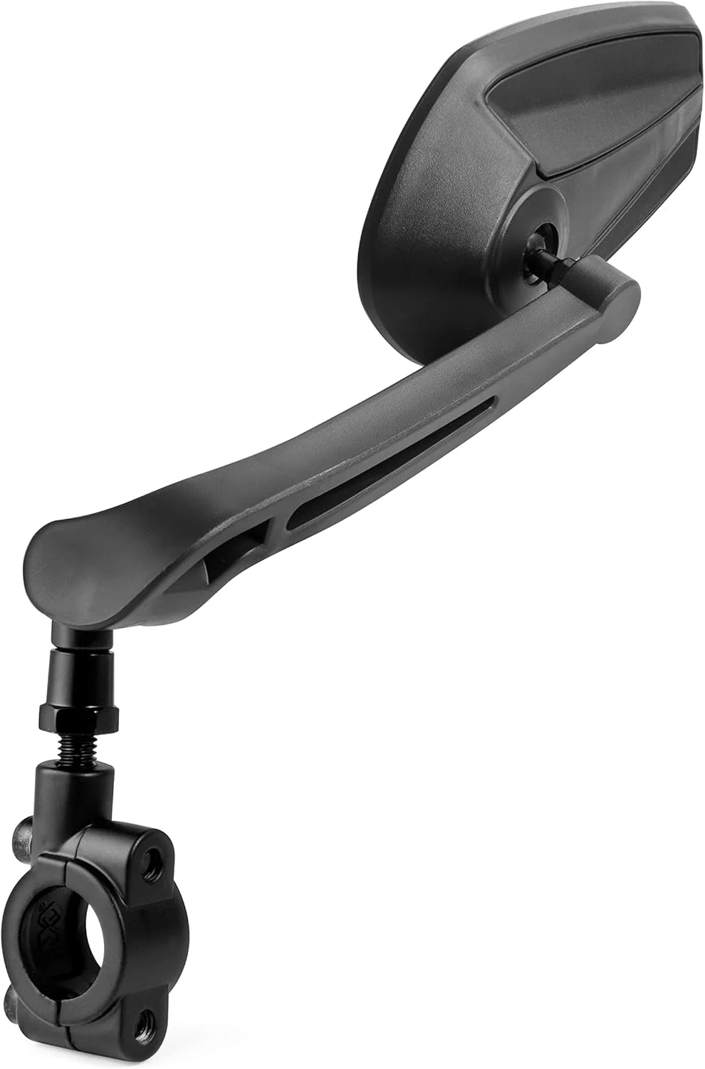 آینه دوچرخه چپ برای انواع دوچرخه مدل LX-031 - آینه دید عقب ساخته شده از شیشه آینه مقاوم در برابر خش - میدان دید بزرگ 12x7 سانتی متر، لرزش کم، برای فرمان های با قطر 22-25 میلی متر