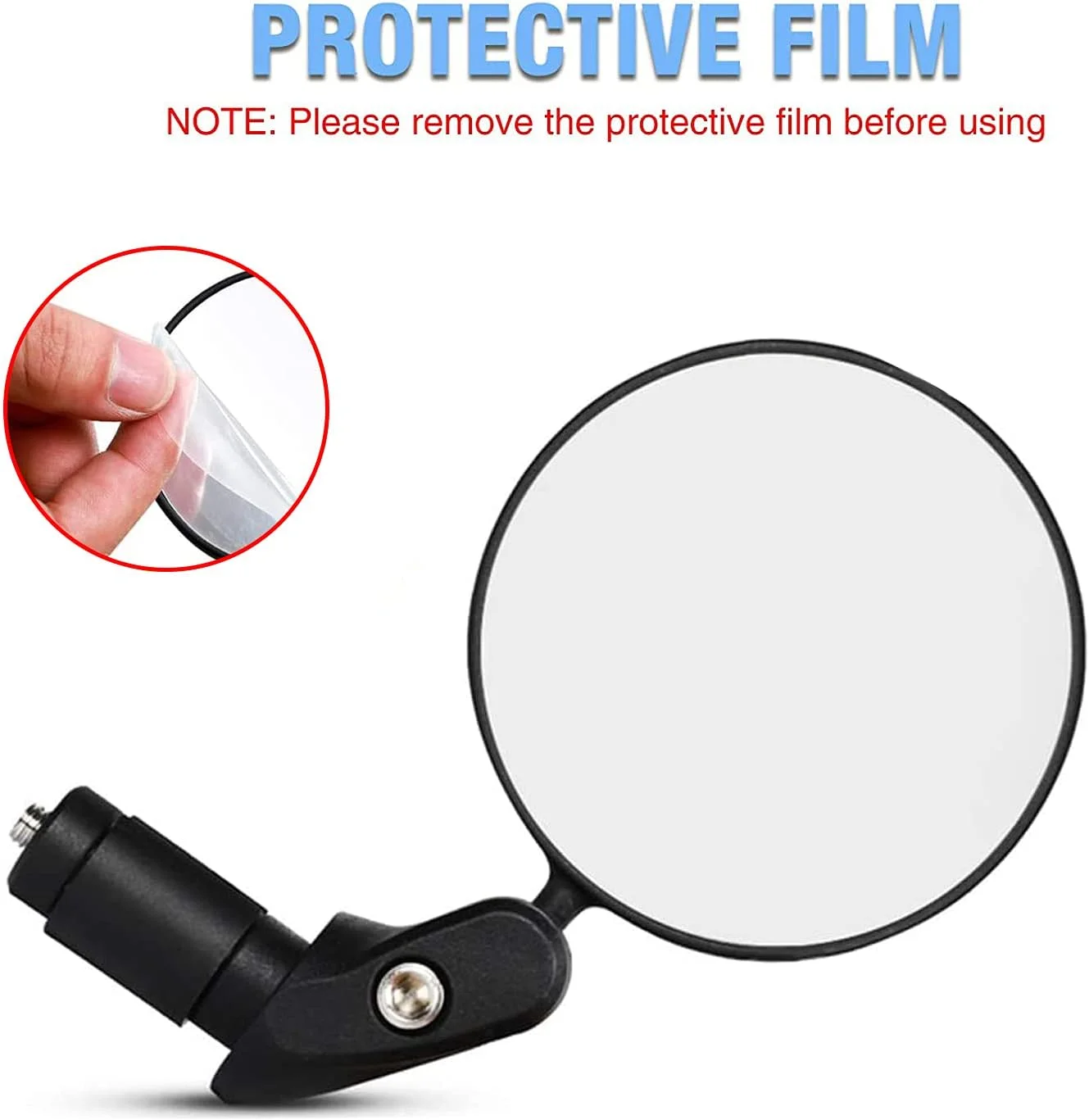 آینه دوچرخه 2 عددی، آینه های انتهای فرمان برای دوچرخه، آینه های دید عقب دوچرخه سواری، آینه دید عقب ایمن برای دوچرخه کوهستانی و جاده ای