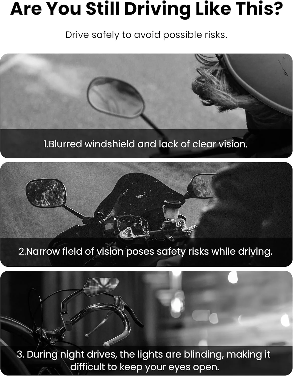 آینه دوچرخه مدل BT (نوع دید عقب B: یک جفت) آینه دوچرخه مدل BT (نوع دید عقب B: یک جفت)