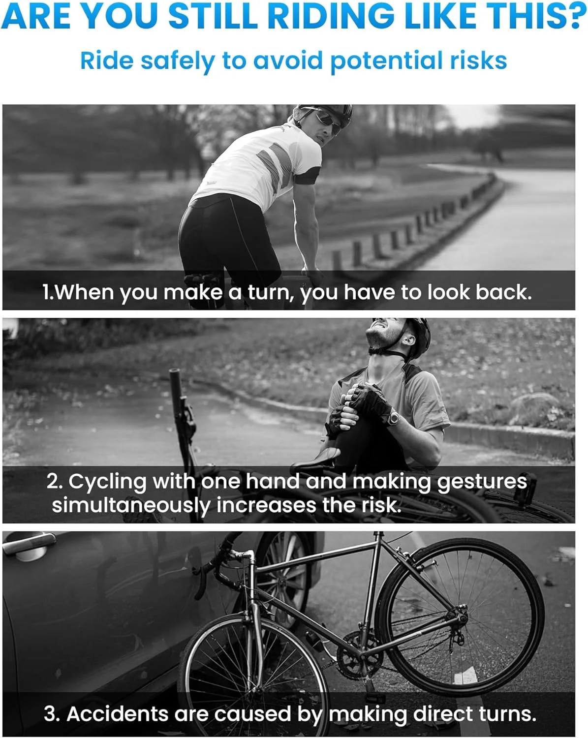 آینه دوچرخه قابل نصب روی فرمان با قابلیت تنظیم 360 درجه، 2 عدد، لوازم جانبی آینه بغل دوچرخه، آینه دوچرخه برقی برای فرمان، آینه اسکوتر برای فرمان با شیشه مقاوم در برابر خش، آینه دید عقب دوچرخه برقی