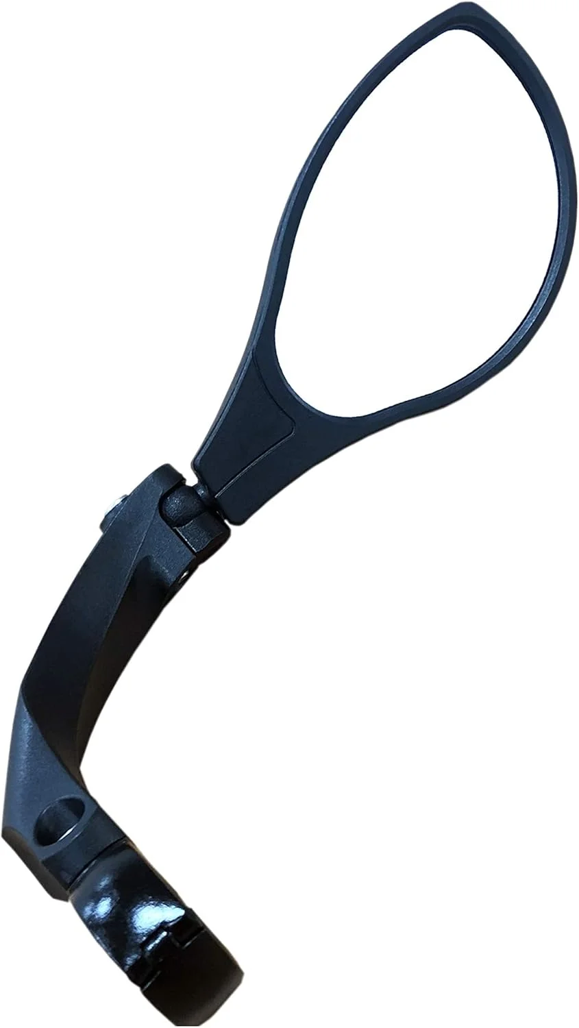 آینه دوچرخه فرمان هافنی مدل جدید، لنز شیشه ای HD (راست نقره ای)