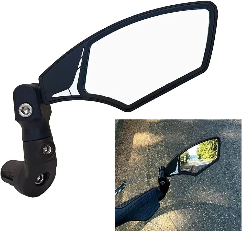 آینه دوچرخه Hafny مدل HF-M900LS-FR08 (HF-M900RS-FR08 سمت راست، شیشه نقره ای)