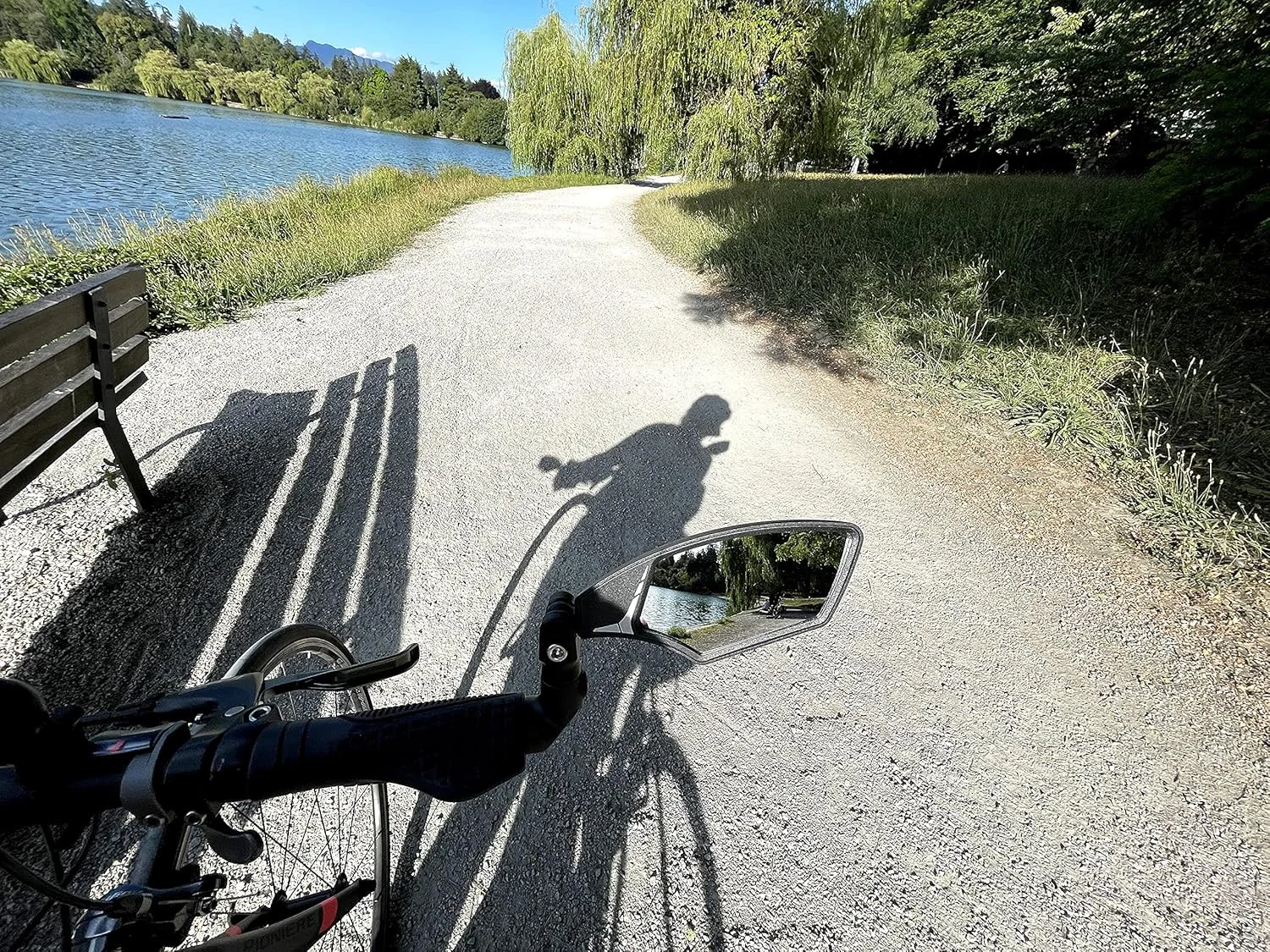 آینه دوچرخه Hafny مدل HF-M900LS-FR08 (HF-M900RS-FR08 سمت راست، شیشه نقره ای)