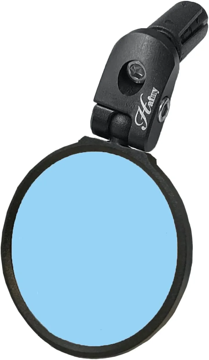 آینه دوچرخه Hafny، آینه شیشه ای HD (آبی، 68 میلی متر)