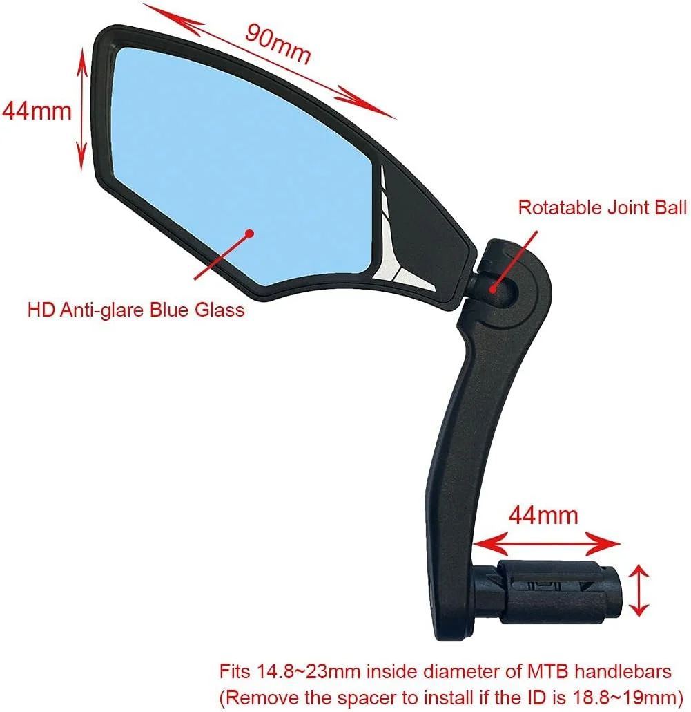 آینه دوچرخه Hafny مدل HF-M900LB-FR04 (ضد انعکاس نور آبی، سمت چپ) آینه دوچرخه Hafny مدل HF-M900LB-FR04 (ضد انعکاس نور آبی، سمت چپ)