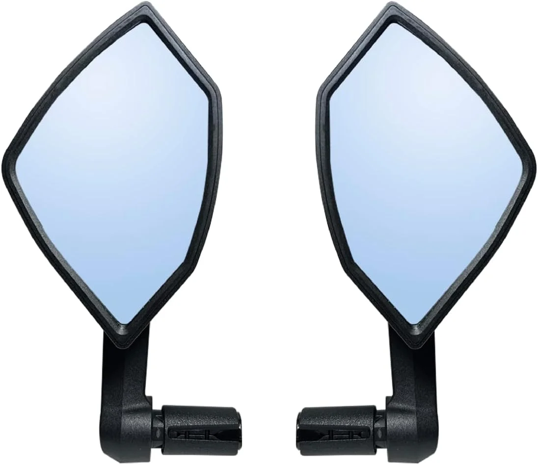 آینه دوچرخه Hafny 2025، لنز شیشه ای HD، آینه عقب ایمن قابل تنظیم و چرخان، مقاوم در برابر ضربه، HF-6003-FR054 (شیشه آبی (جفت چپ + راست))