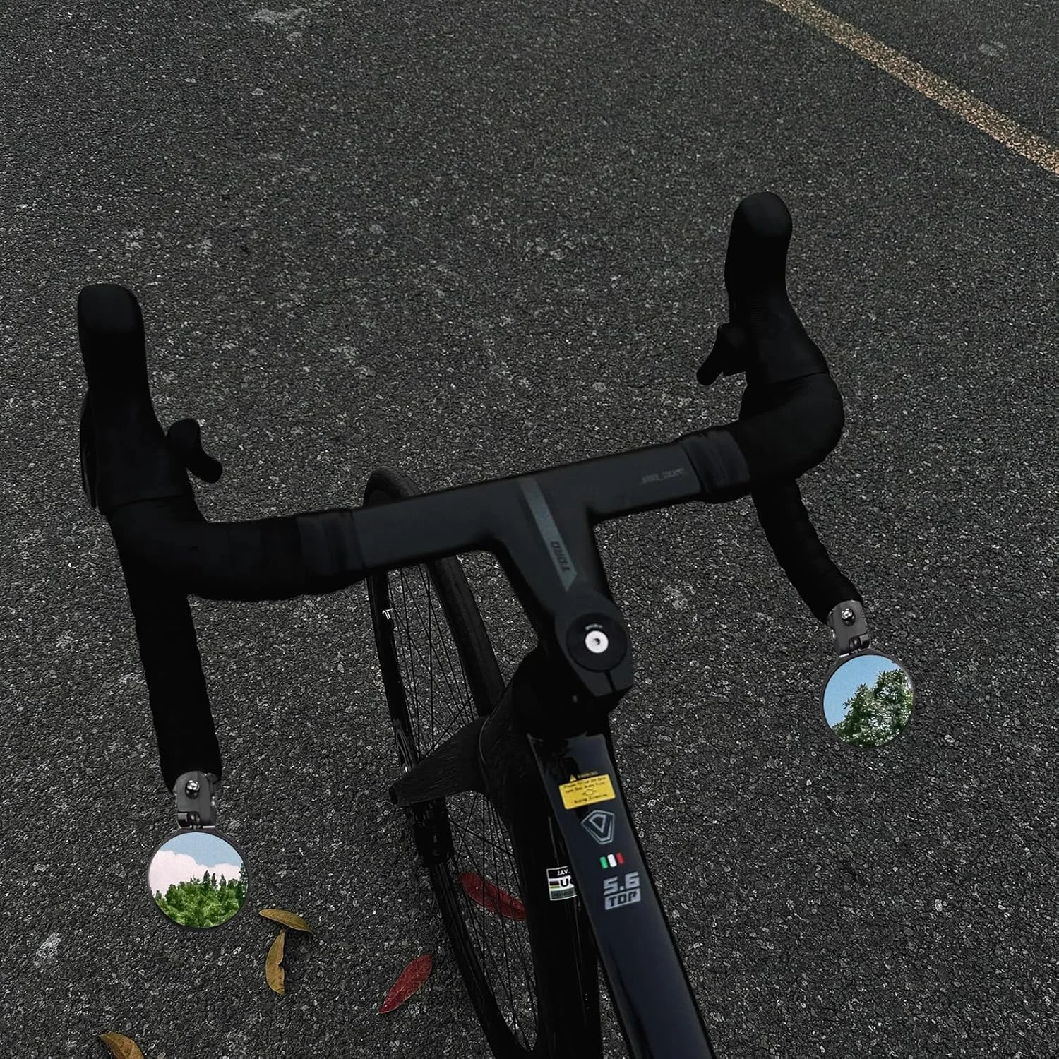 آینه عقب دوچرخه، آینه فرمان دوچرخه، HD با قابلیت چرخش 360 درجه و زاویه دید گسترده قابل تنظیم، لوازم جانبی دوچرخه مقاوم در برابر ضربه و افتادن، جهانی راست و چپ