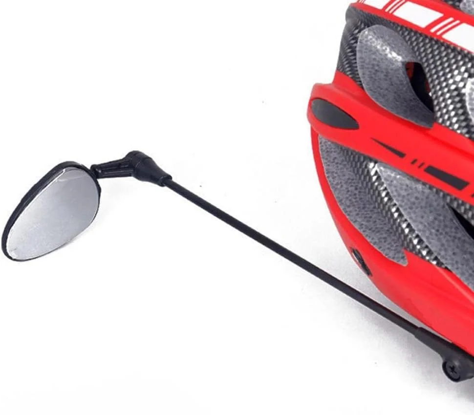 آینه دید عقب دوچرخه چرخشی CALANDIS® برای کلاه ایمنی | 1 عدد آینه دید عقب کلاه ایمنی