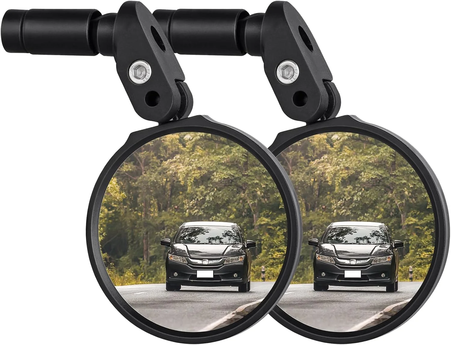 آینه دوچرخه COTOUXKER، آینه های دوچرخه برای فرمان با چرخش 360 درجه و لنز محدب نشکن برای دوچرخه سواری ایمن (2 عدد)