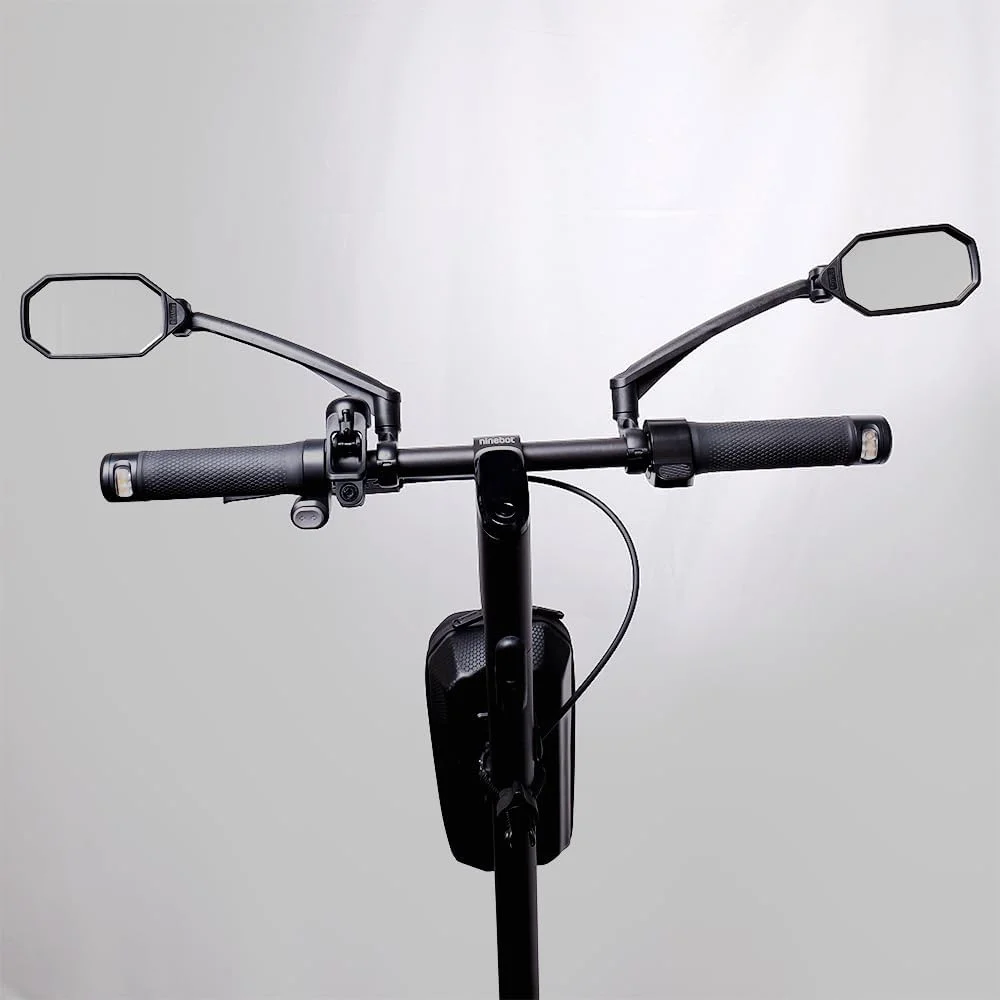 آینه فرمان دوچرخه برای دوچرخه‌های کوهستانی، 1 جفت، لنز شیشه‌ای محدب با کیفیت بالا برای اسکوترها، فرمان دوچرخه‌های برقی، مقاوم در برابر خراش، دید عقب ایمن برای سمت چپ و راست BT-023