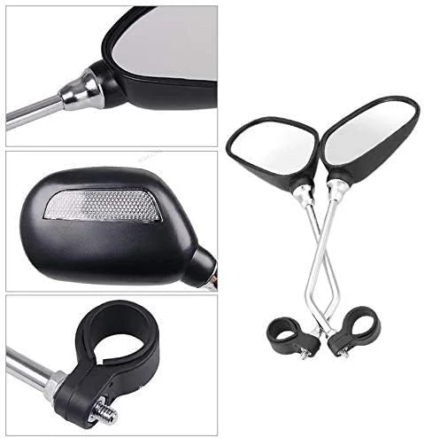 آینه دید عقب فرمان دوچرخه - بسته 2 عددی - چرخان و قابل تنظیم، زاویه دید عریض، شیشه ایمن HD، ضد ضربه، آینه تخت جانبی، مناسب برای دوچرخه و دوچرخه برقی (BM046) آینه دید عقب فرمان دوچرخه - بسته 2 عددی - چرخان و قابل تنظیم، زاویه دید عریض، شیشه ایمن HD، ضد ضربه، آینه تخت جانبی، مناسب برای دوچرخه و دوچرخه برقی (BM046)