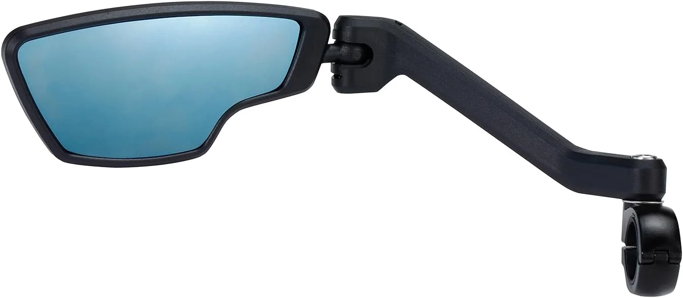 آینه دوچرخه بی بی بی سایکلینگ CityView برای دوچرخه های الکترونیکی، سمت چپ - مناسب برای فرمان با قطر 19-26 میلی متر - پوشش ضد تابش نور - آینه عقب دوچرخه - مشکی - BBM-05