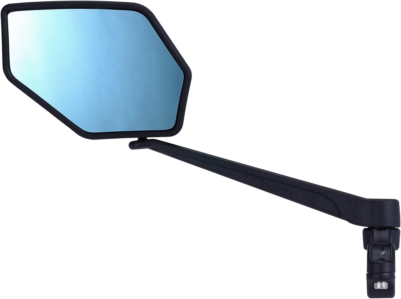 آینه دوچرخه BBB Cycling مدل E-View با سیستم نصب گیره ای چند منظوره قابل تنظیم، پوشش ضد تابش نور، مناسب برای دوچرخه های الکترونیکی، موجود در مدل های چپ و راست، مشکی، سایز آزاد