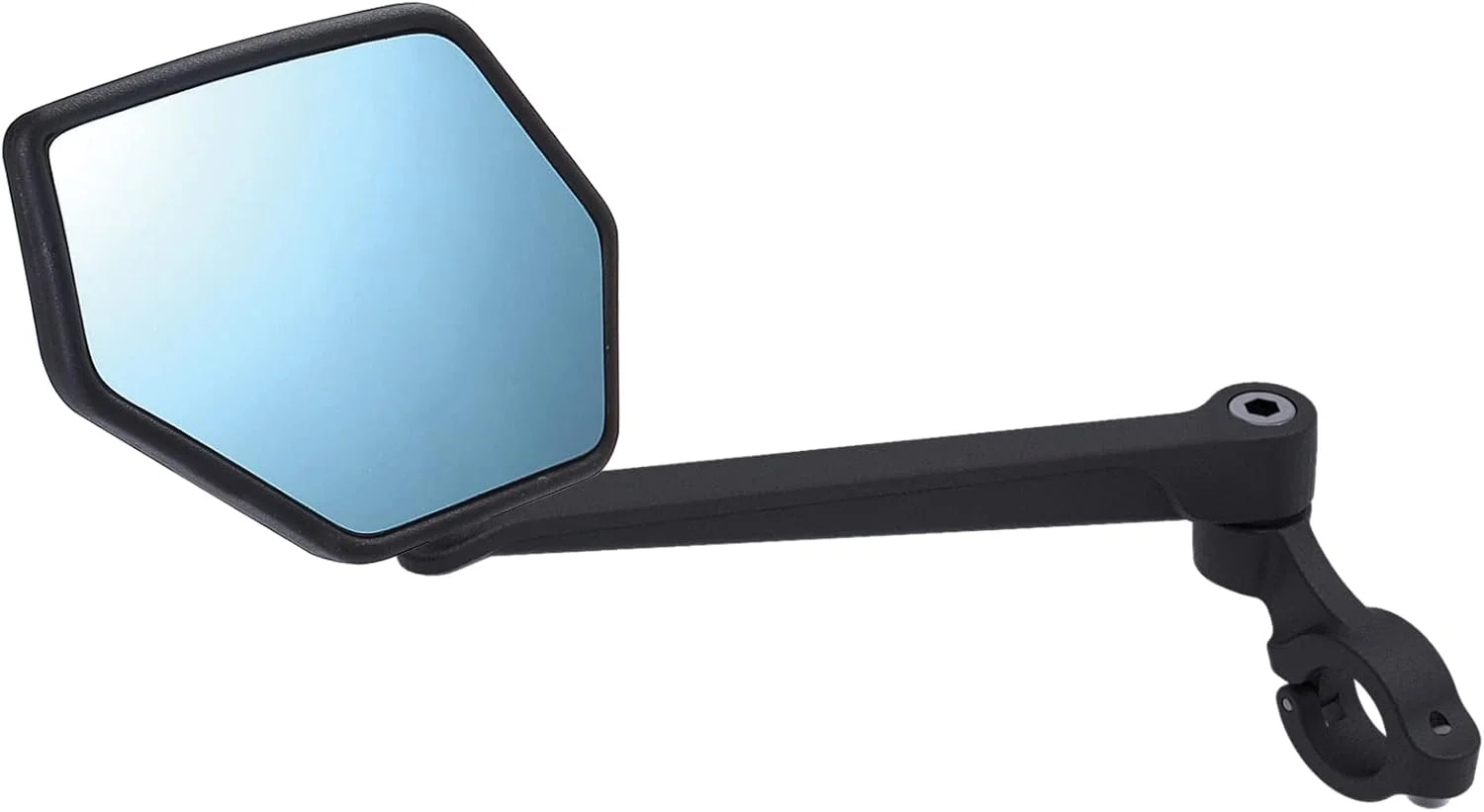 آینه دوچرخه BBB Cycling مدل E-View با سیستم نصب گیره ای چند منظوره قابل تنظیم، پوشش ضد تابش نور، مناسب برای دوچرخه های الکترونیکی، موجود در مدل های چپ و راست، مشکی، سایز آزاد