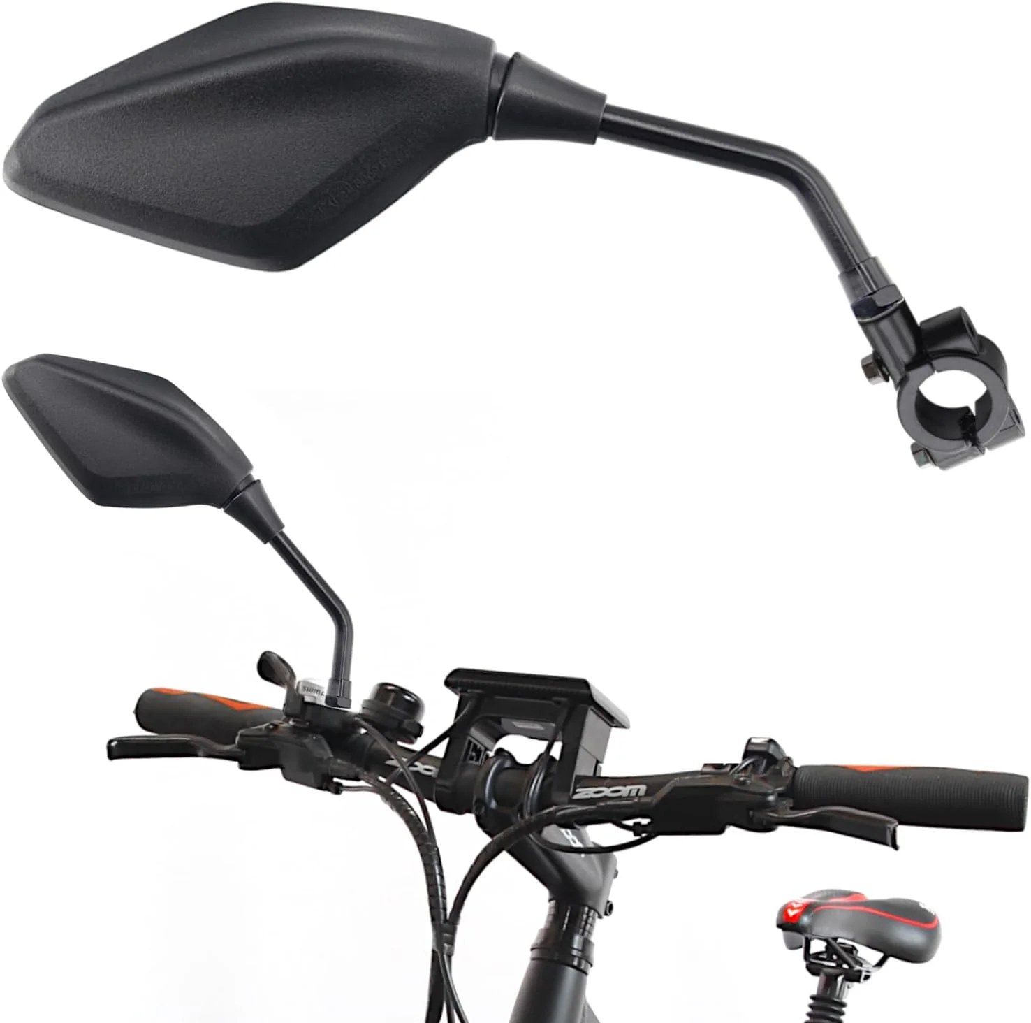 آینه دوچرخه Area1، آینه دوچرخه برقی با علامت E، 1 عدد (راست)