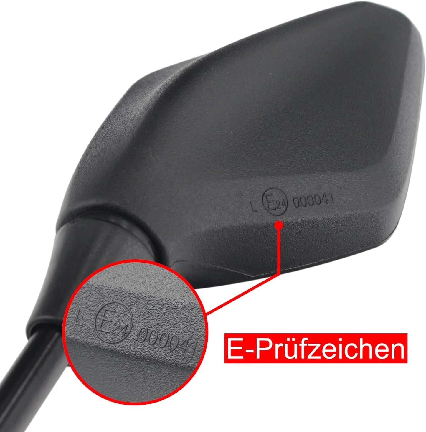 آینه دوچرخه Area1، آینه دوچرخه برقی با علامت E، یک عدد (چپ)