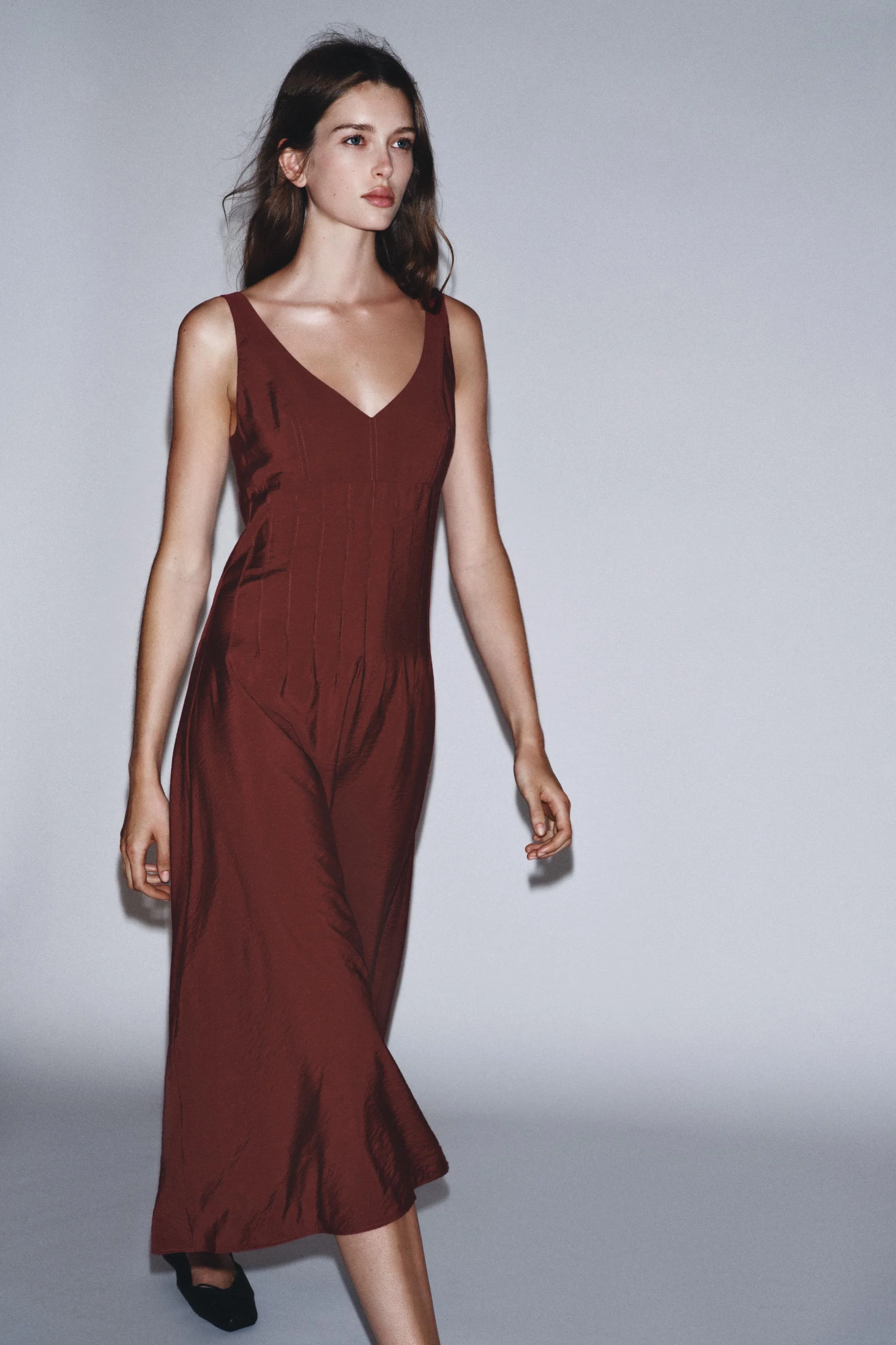 پیراهن میدی بند دار پیراهن میدی بند دار