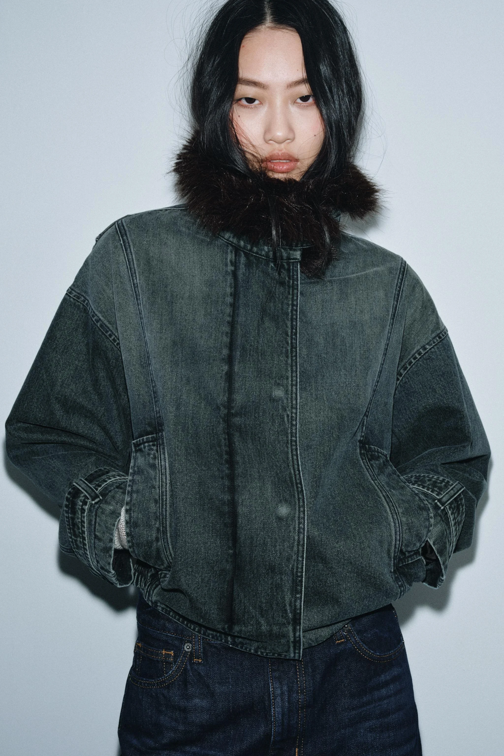 کاپشن خلبانی جین ZW COLLECTION کاپشن خلبانی جین ZW COLLECTION