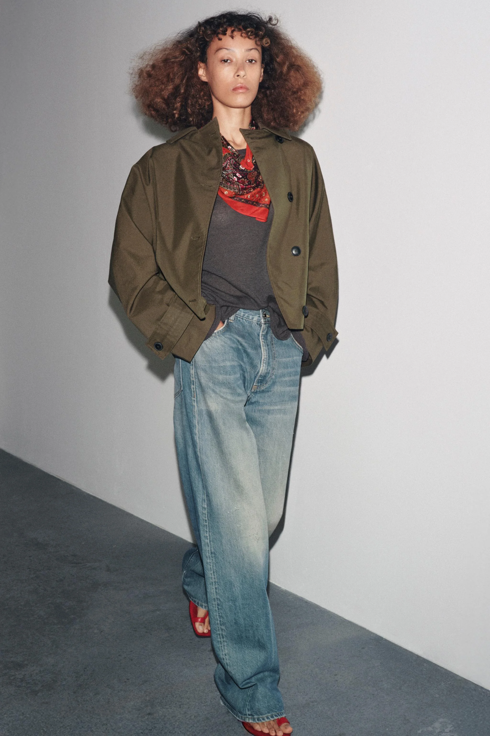 بارانی ترنچ ضد آب ZW COLLECTION بارانی ترنچ ضد آب ZW COLLECTION